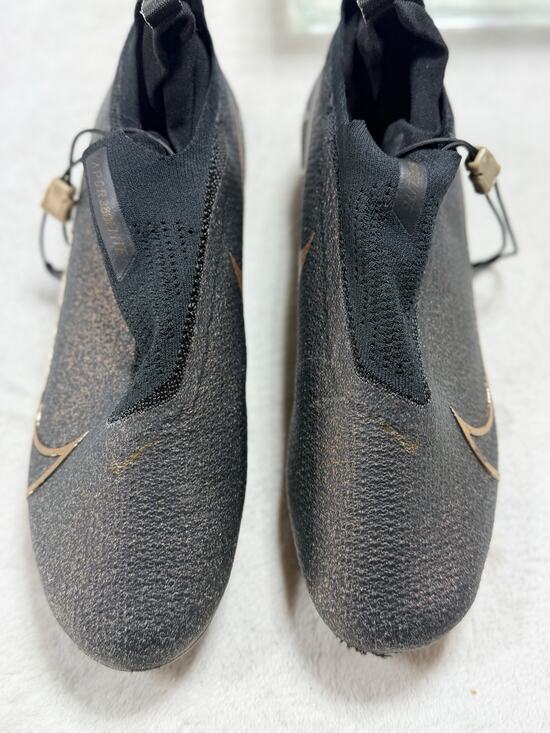 Nike Vapor Edge Elite 360 Football Cleats Black Gold Men Size 9 AO8276 012
